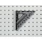 Triton Products 1/2 In. Single Rod 30 Degree Bend Steel Pegboard Hook for LocBoard, PK5 51013 - alternate 3
